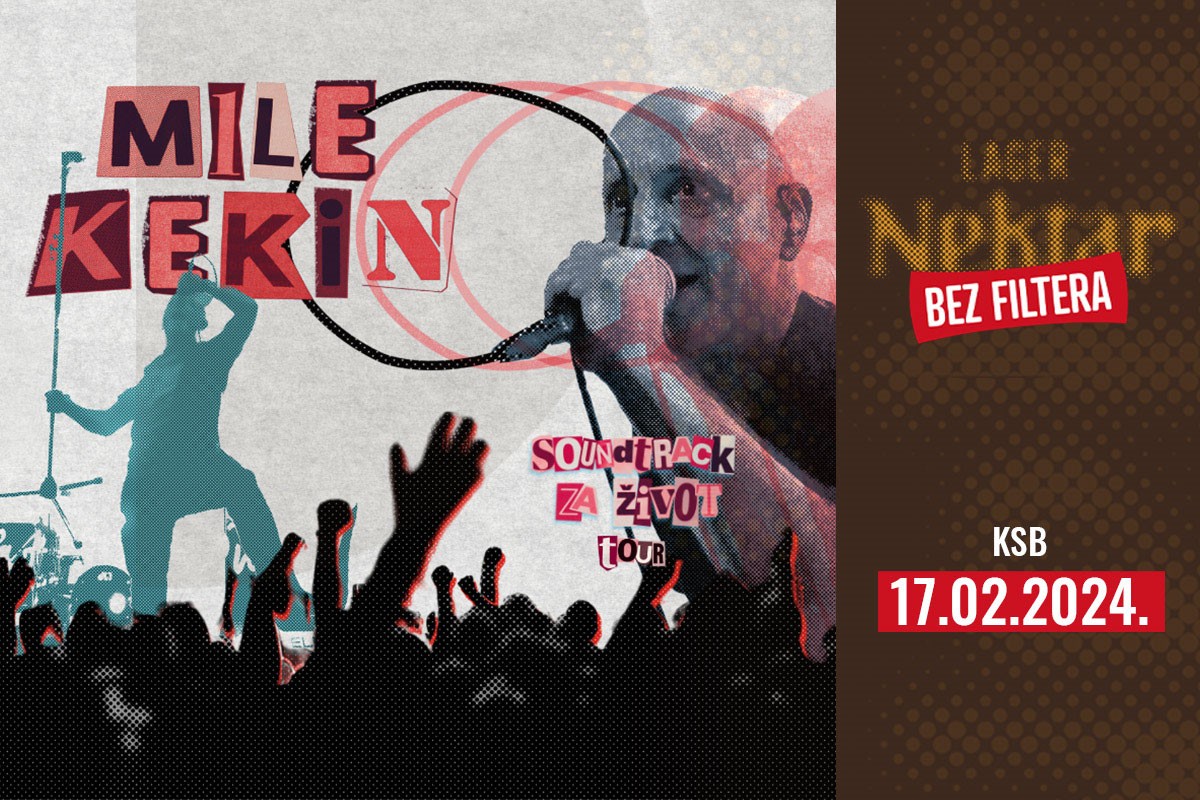 Mile Kekin u Banjaluci: Solo koncert uz podršku "Nektara bez filtera"