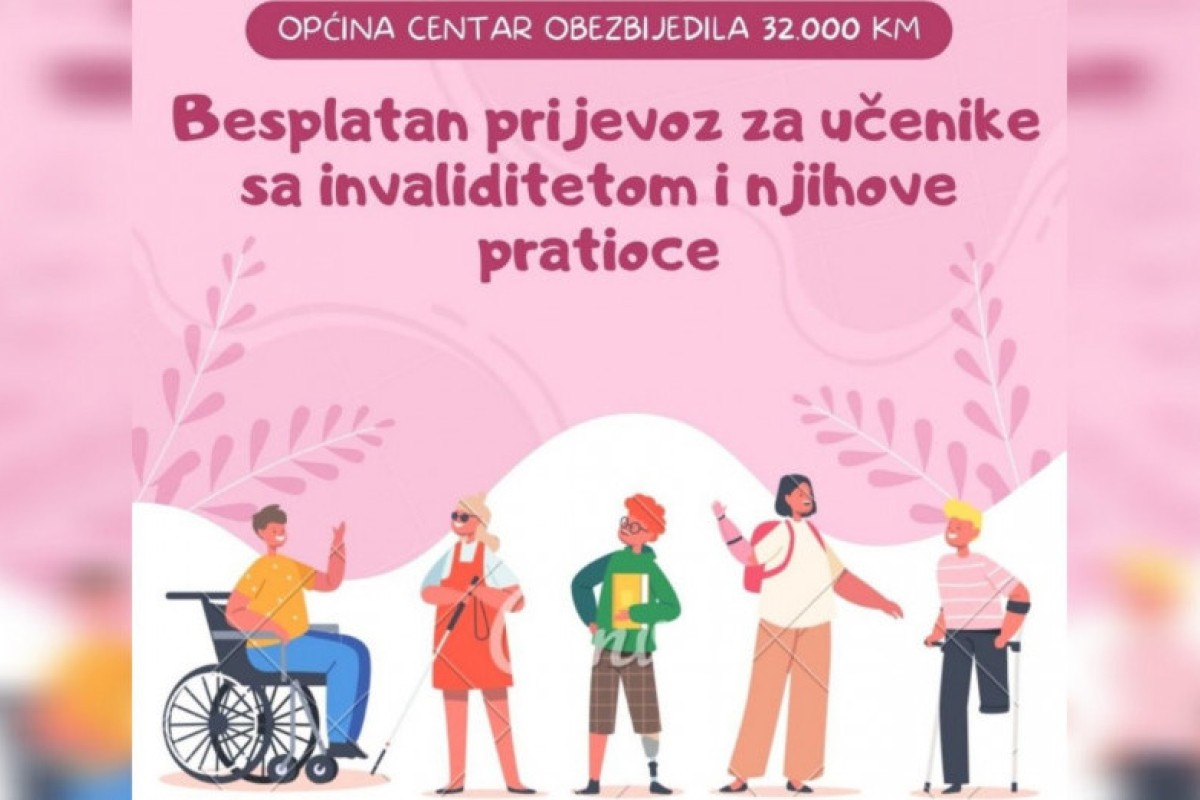 Besplatan prevoz za učenike sa invaliditetom