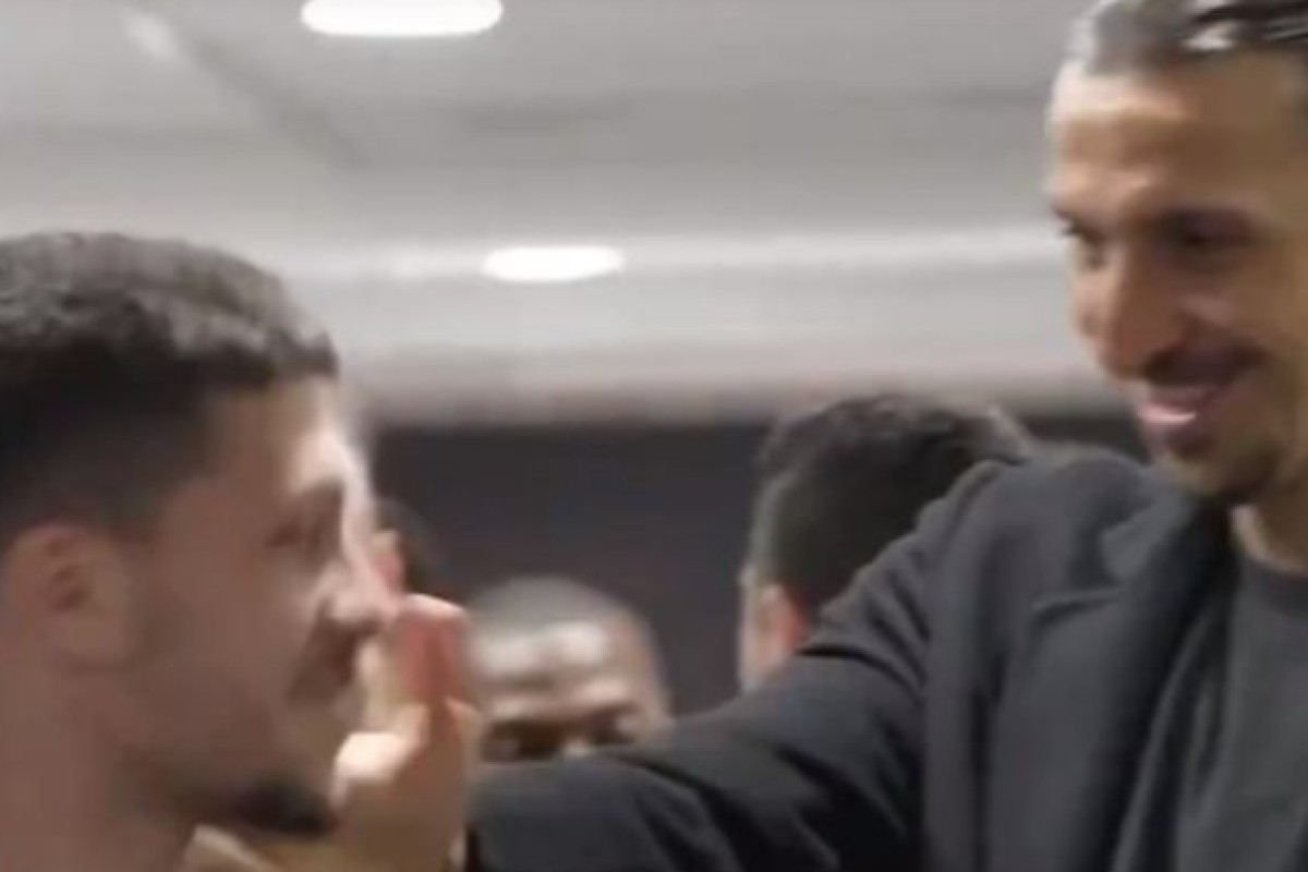 Ibrahimović "ćušnuo" Jovića, pogledajte reakciju