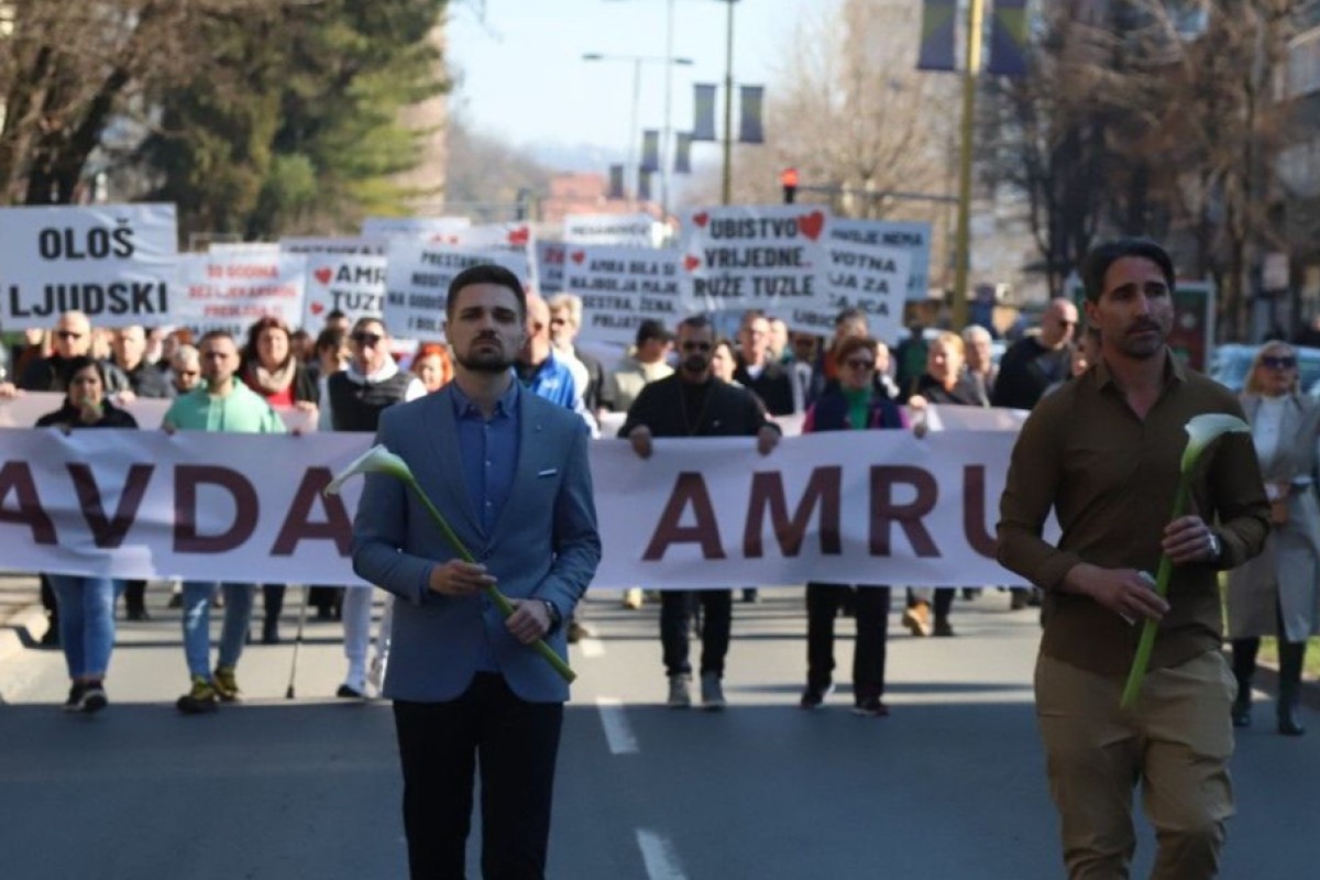 Šetnja za ubijenu Amru, učesnici uzvikivali: "Napolje, napolje"