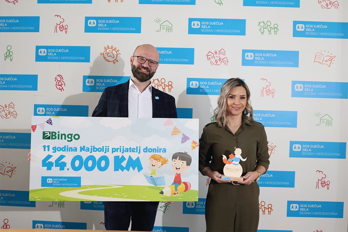 Bingo već 11 godina najbolji prijatelj SOS Dječijih sela u BiH