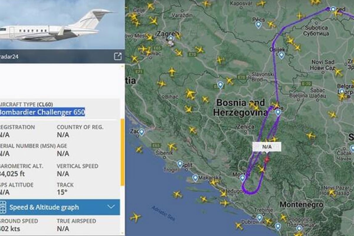 Američki špijunski bombarder preletio iznad BiH
