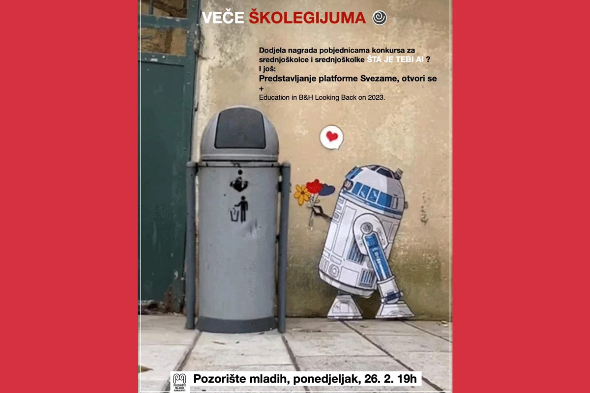"Veče 'Školegijuma'" u Pozorištu mladih Sarajevo