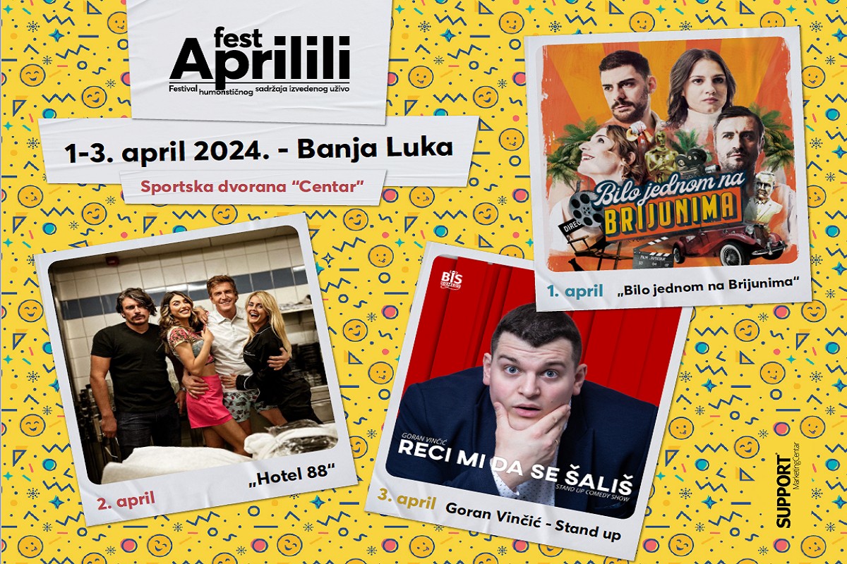 "Aprilili fest": Banja Luka od 1. do 3. aprila - Javite svima