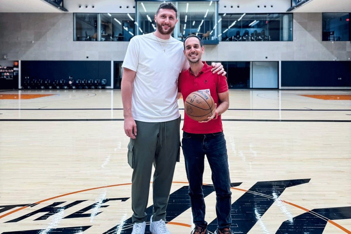 Jusuf Nurkić ugostio Roberta Dacešina: "Zemljak moj" (FOTO)