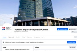 Poreska uprava Srpske na društvenim mrežama