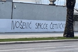 Novi uvredljivi grafiti u Splitu: "Ivoševiću smeće četničko"