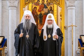 Patrijarh Porfirije sa patrijarhom Kirilom: "Zadovoljstvo bratskom ...