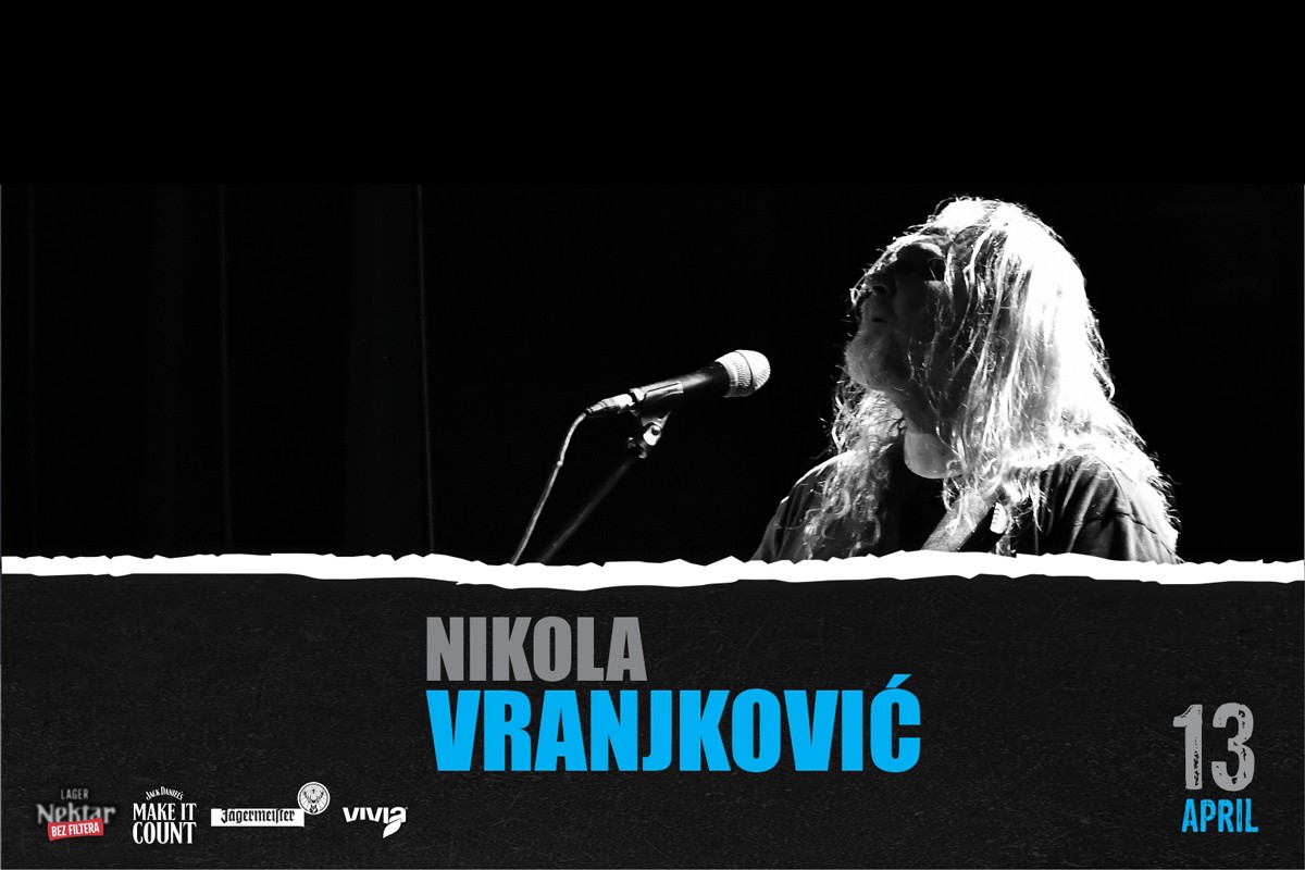 Nikola Vranjković 13. aprila u Klubu studenata Banjaluka