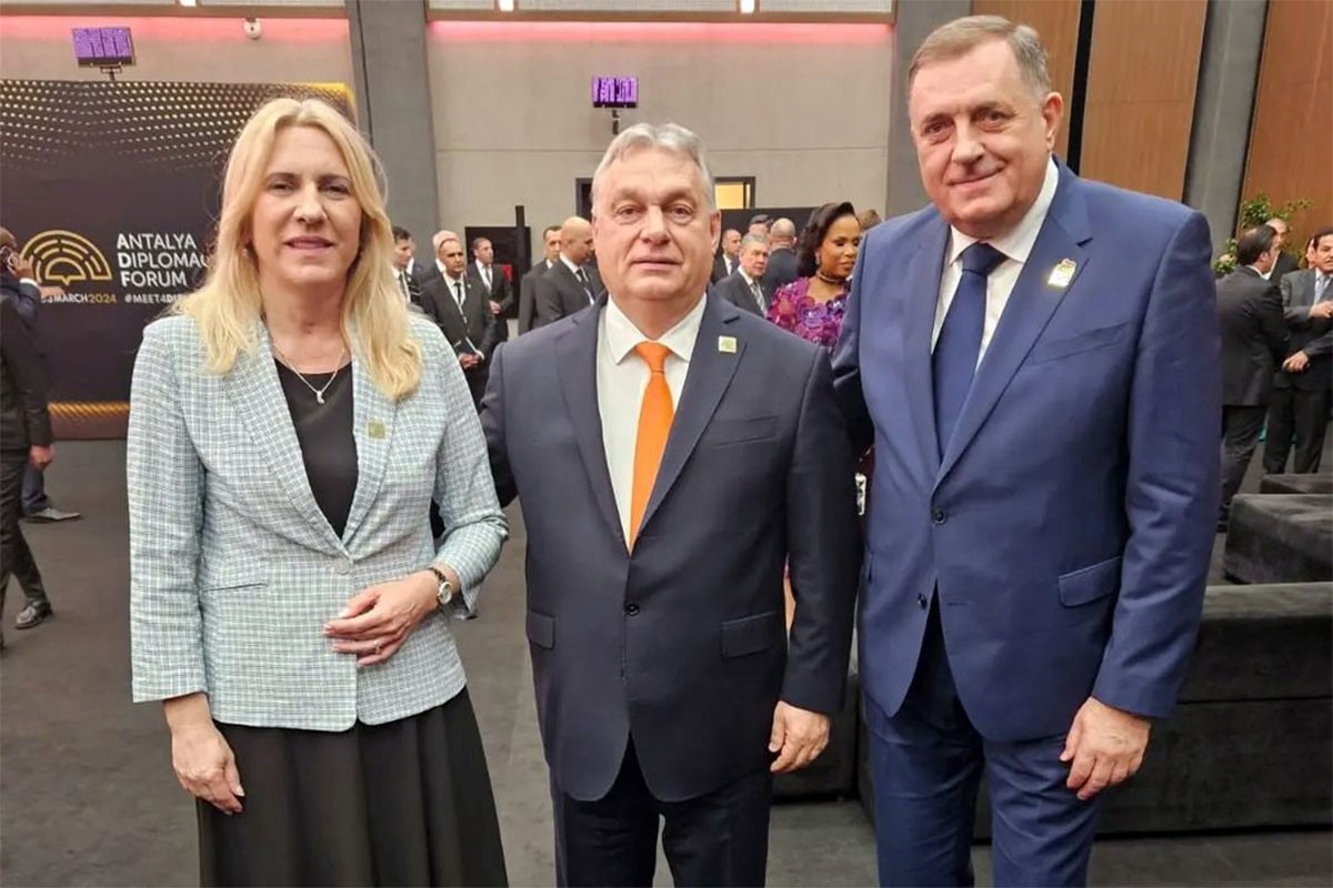 Cvijanovićeva i Dodik razgovarali sa Orbanom i Sijartom