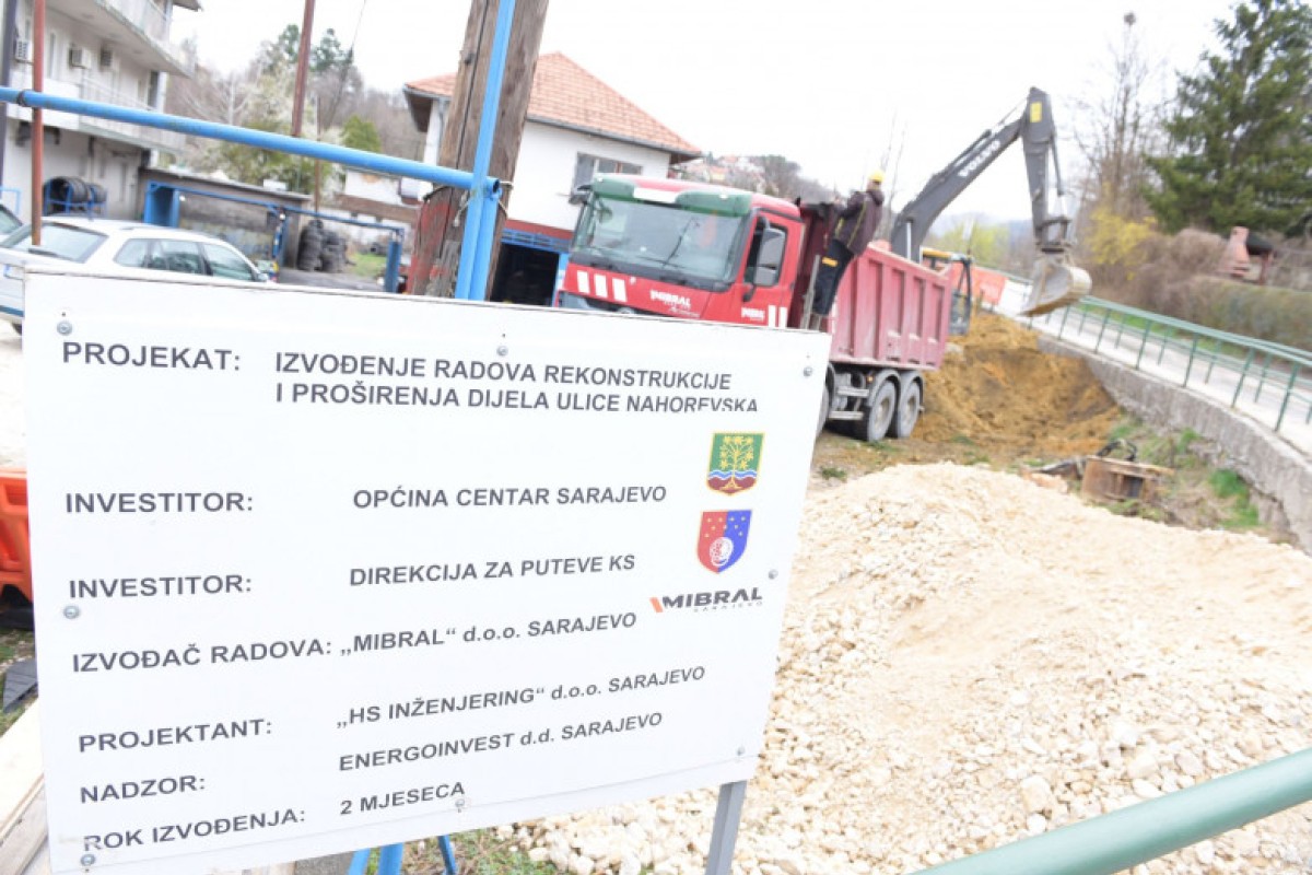 Započeli radovi na rekonstrukciji i proširenju ulice