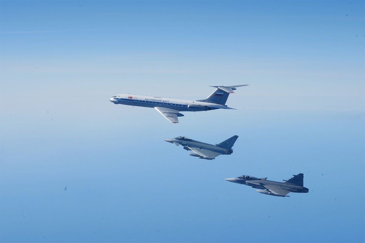 Šveđani tek što su ušli u NATO i odmah presreli ruske avione (FOTO)
