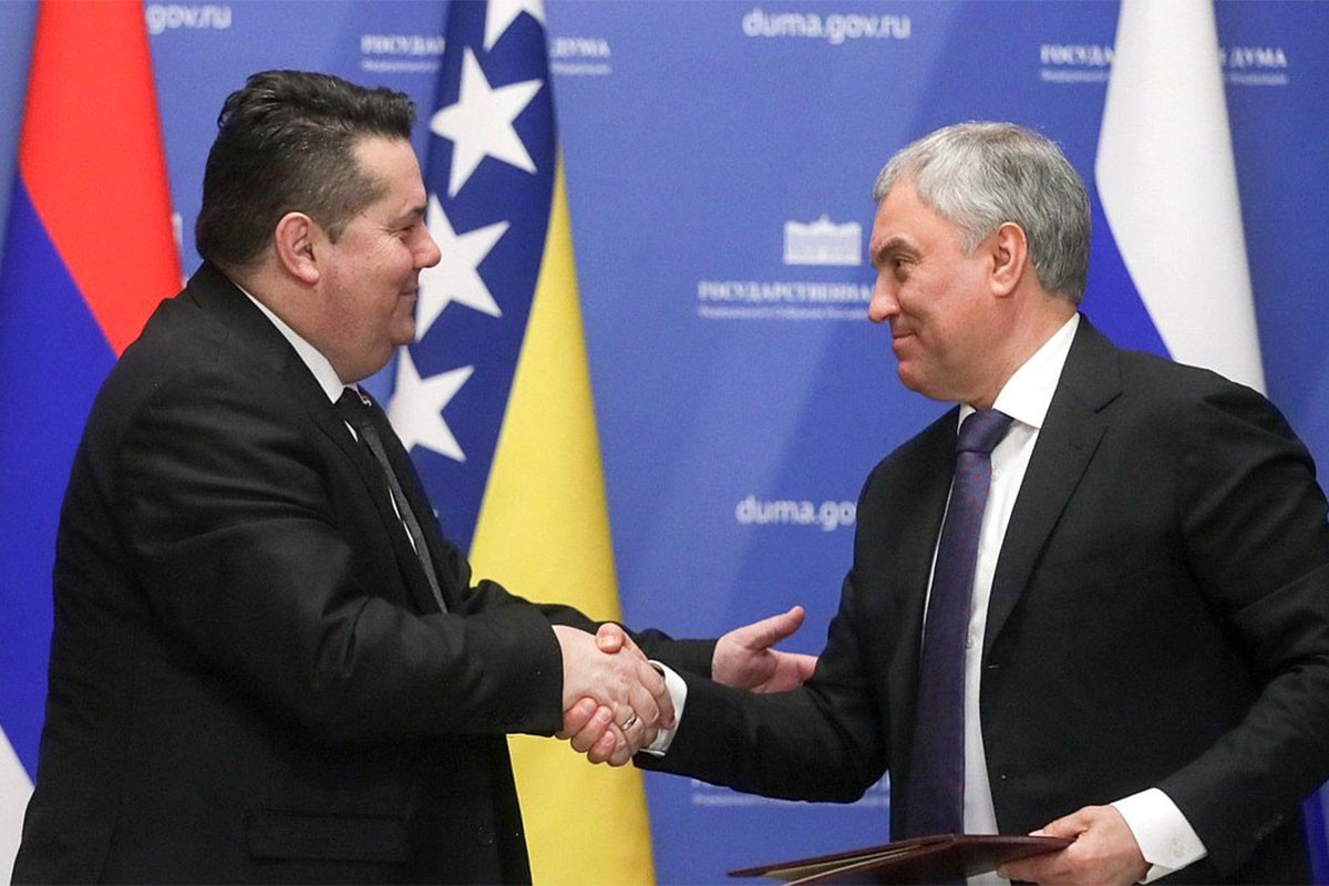 Stevandić i Volodin potpisali sporazum o saradnji Narodne skupštine i Državne dume
