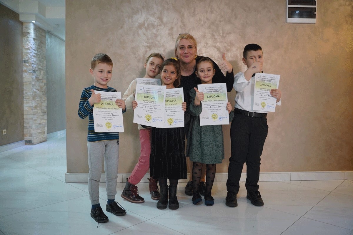 Devet nagrada za učenike Muzičko-edukativnog centra na festivalu "Primavera"