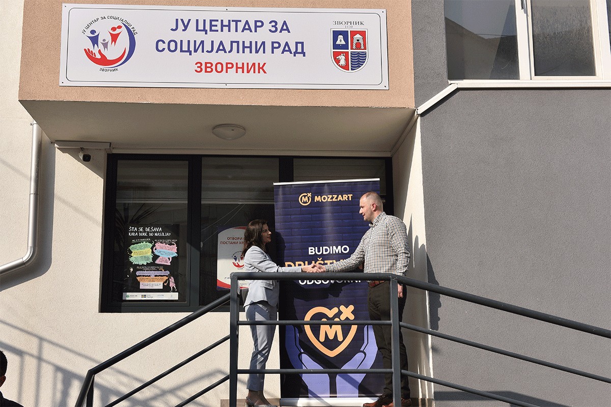 Kompanija Mozzart uz socijalno ugrožene građane Zvornika