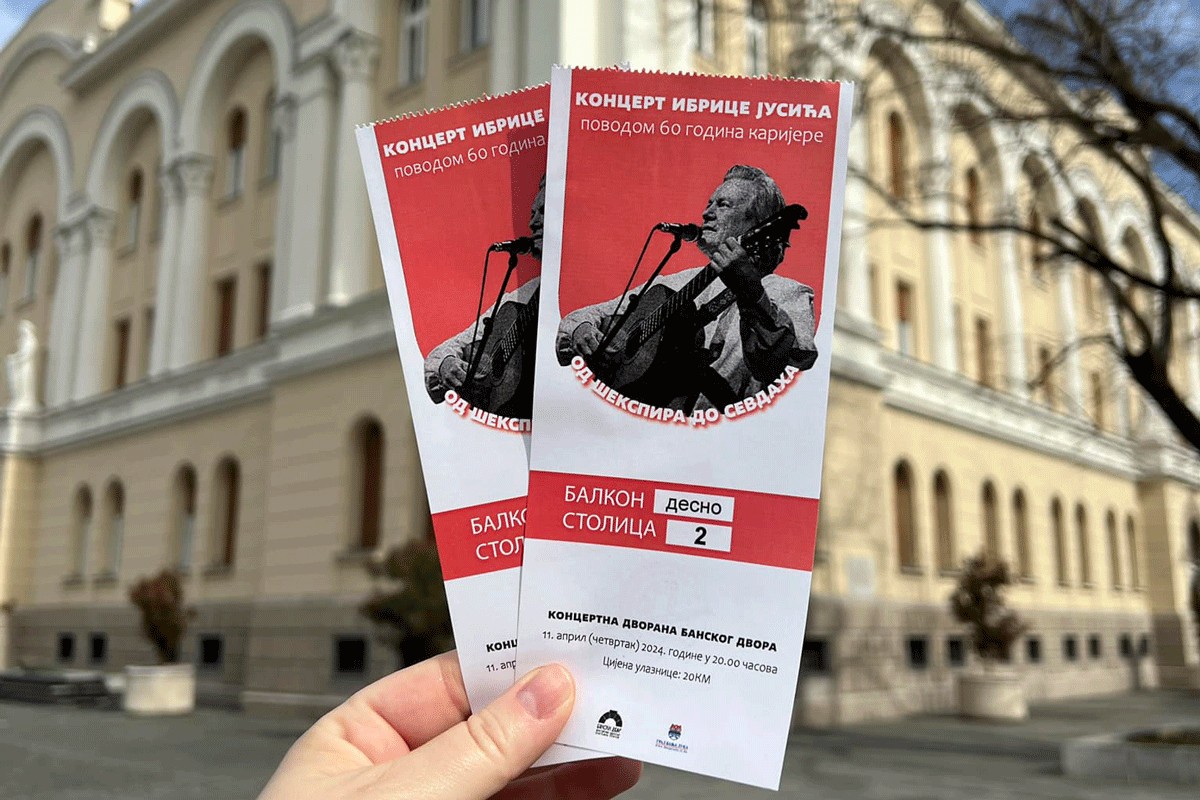 Poznati kantautor: Koncert Ibrice Jusića u Banskom dvoru