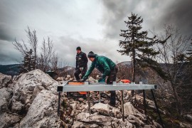 Gradi se bivak na planini Plješevici