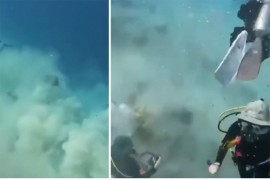 Ronioci snimili zemljotres pod vodom (VIDEO)