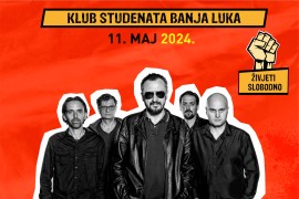 "Živjeti slobodno": "Letu štuke" 11. maja u Klubu studenata Banjaluka