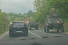 Povrijeđen vojnik i oštećeno vozilo EUFOR-a u Srebreniku (VIDEO)