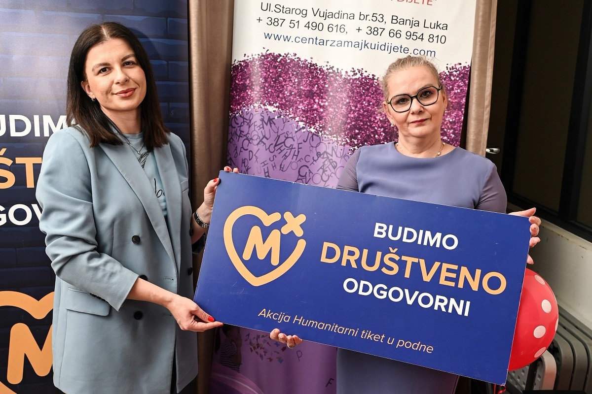 Mozzartov Humanitarni tiket za Centar "Tvoja riječ"