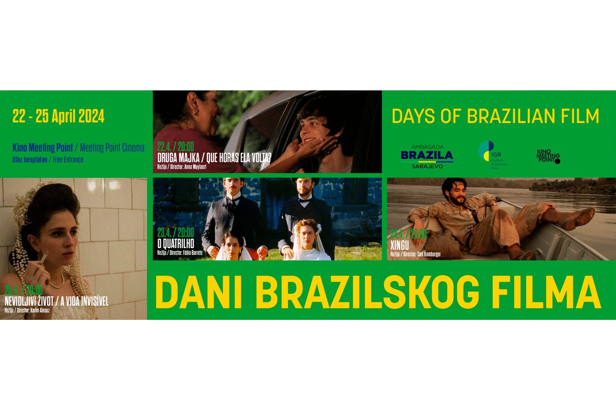Dani brazilskog filma u kinu Meeting Point, ulaz besplatan