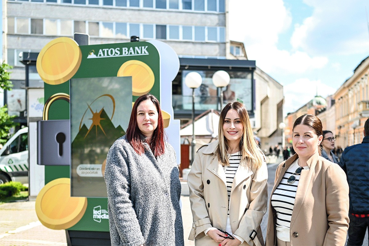 ATOS BANK organizovala interaktivnu kampanju na temu zaštite podataka klijenata