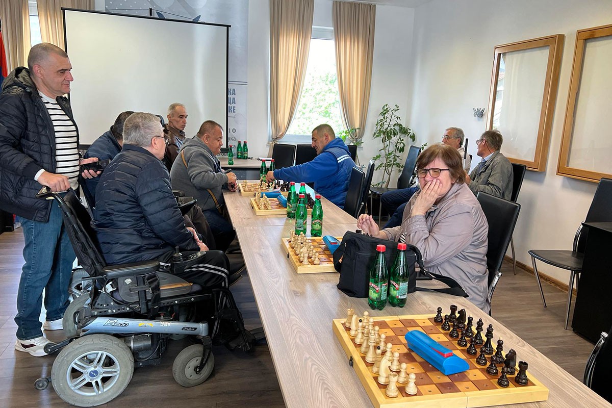 Organizovan šahovski turnir za lica sa invaliditetom