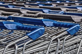 Lopovi krali samo kolica iz supermarketa