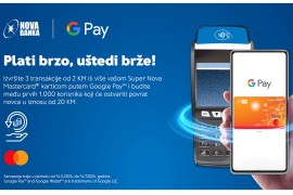 Plati brzo, uštedi brže uz Novu banku i Mastercard®