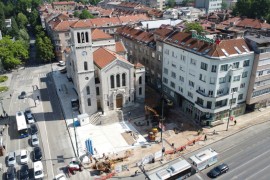 U toku radovi na uređenju Trga Karla Paržika na Marijin dvoru