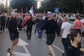 Protest u Podgorici protiv rezolucije o Srebrenici: Veliki broj ...