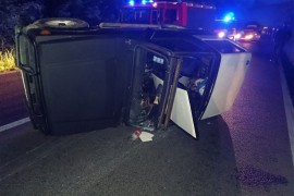 Jedna osoba povrijeđena u saobraćajci nadomak Banjaluke (FOTO)