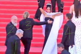 Još jedan skandal u Kanu: Glumicu izgurali sa crvenog tepiha (VIDEO)