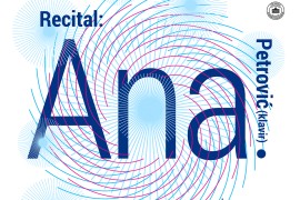 Klavirski recital Ane Petrović u okviru 17. Majskih muzičkih ...