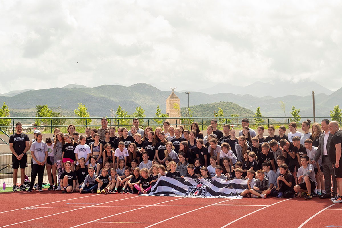 Mladi atletičari beogradskog "Partizana" na pripremama u Trebinju