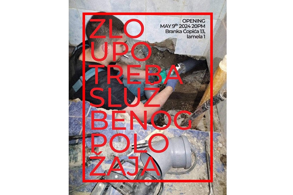 Izložba "Zloupotreba složbenog položaja" u galeriji "Vagon"