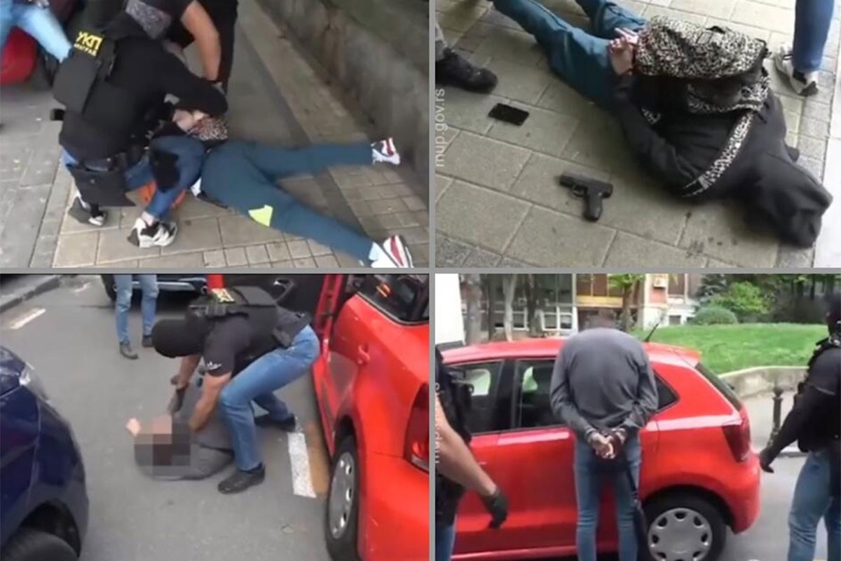 Snimak munjevitog hapšenja u Beogradu: Pripremali surovo ubistvo, specijalci ih presreli