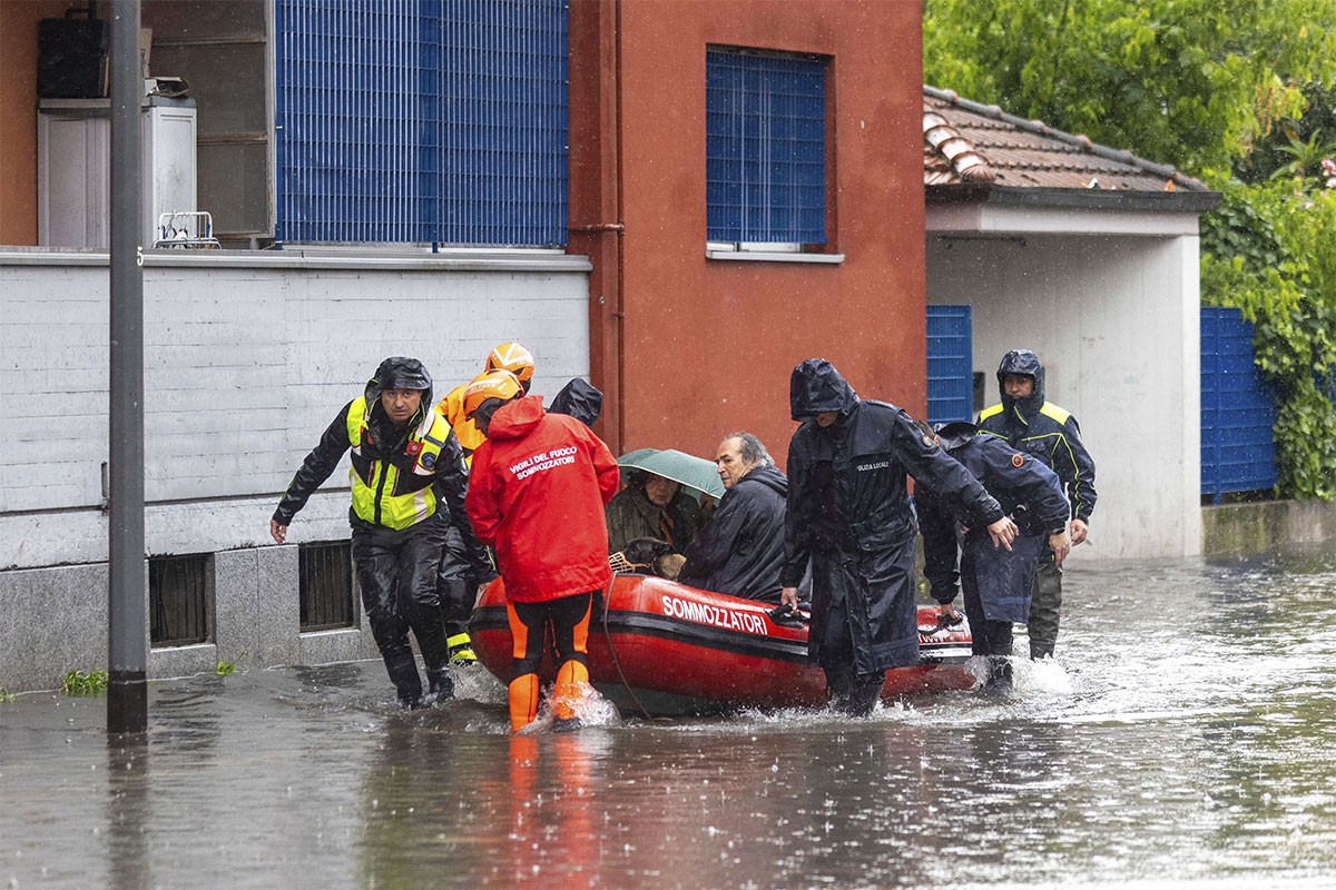 Padova i Vićenca pod vodom, suša na Sardiniji