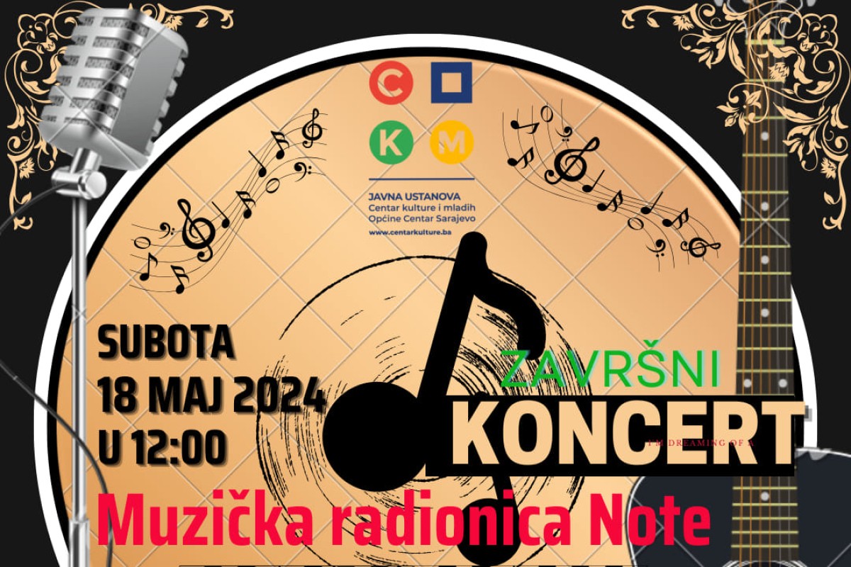 Završni koncert Muzičke radionice "Note"