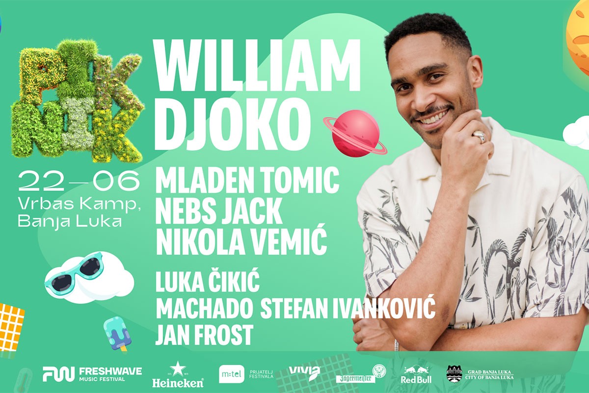 Freshwave 2024: William Djoko dolazi na PIKNIK!