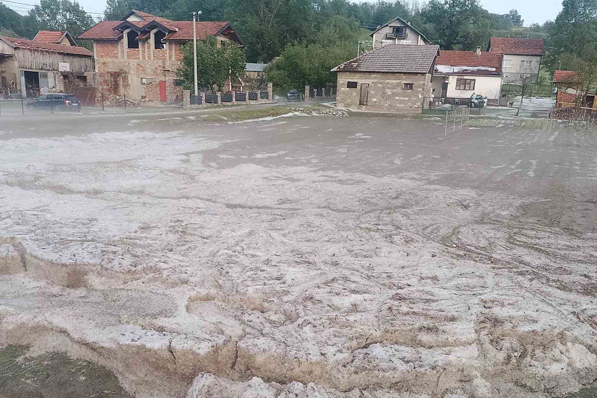 Nevrijeme napravilo haos kod Novog Grada: Šteta na objektima, usjevima i putevima