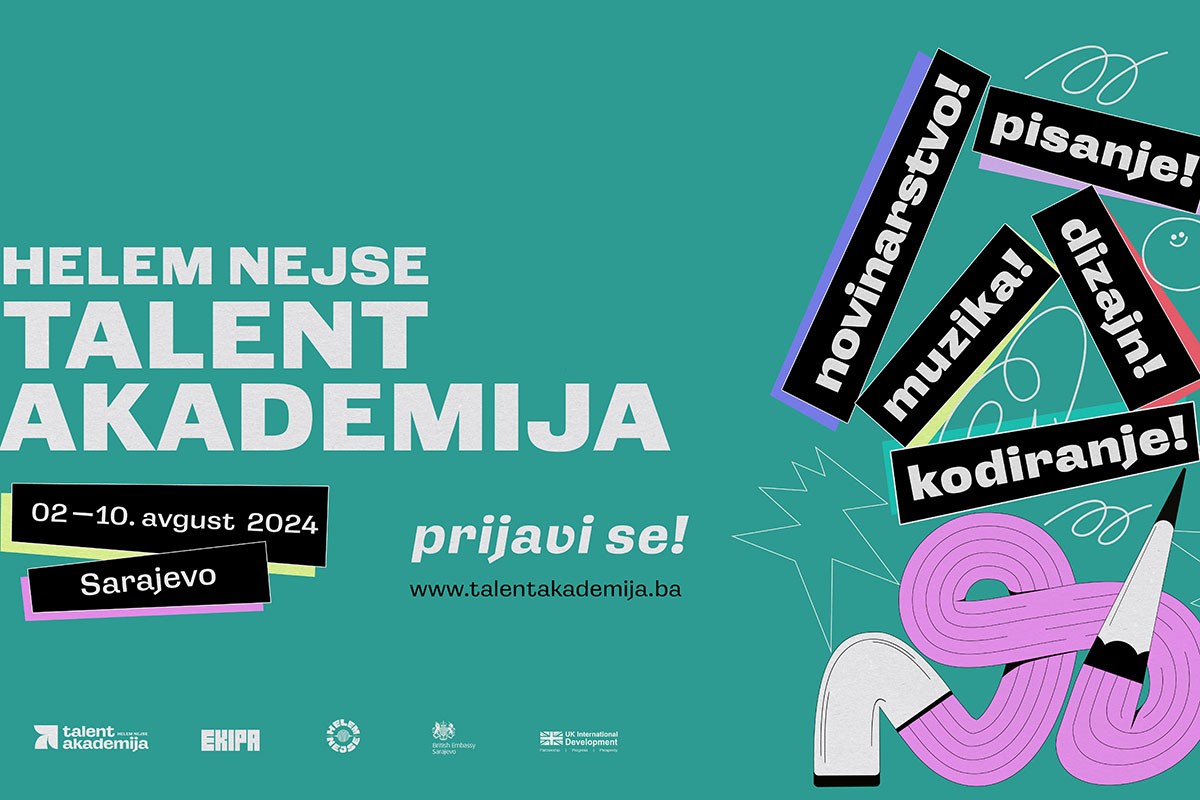 Pisanje, muzika, dizajn, novinarstvo i IT: Helem Nejse predstavlja akademiju za mlade