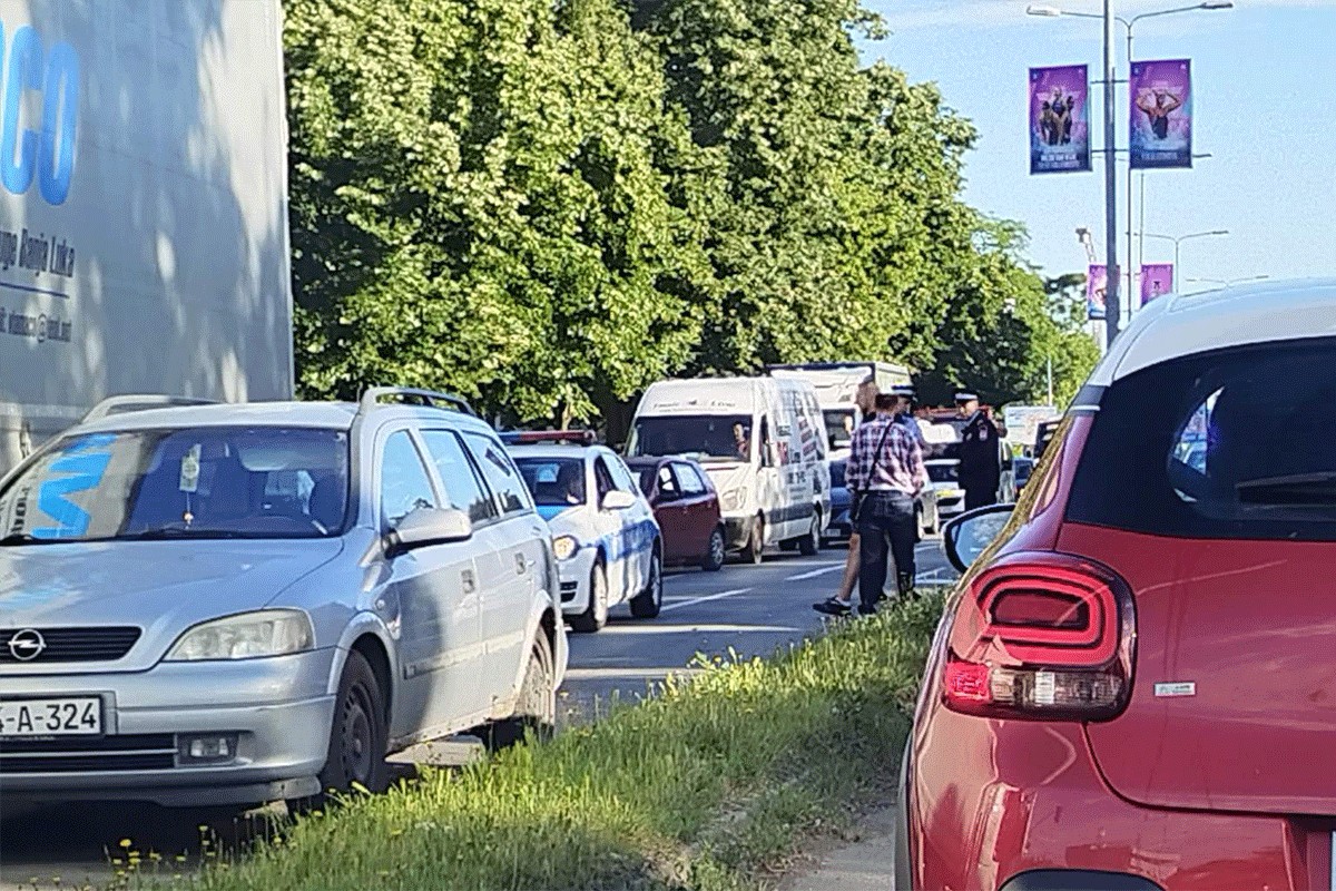 Sudar stvorio gužve na Istočnom tranzitu u Banjaluci