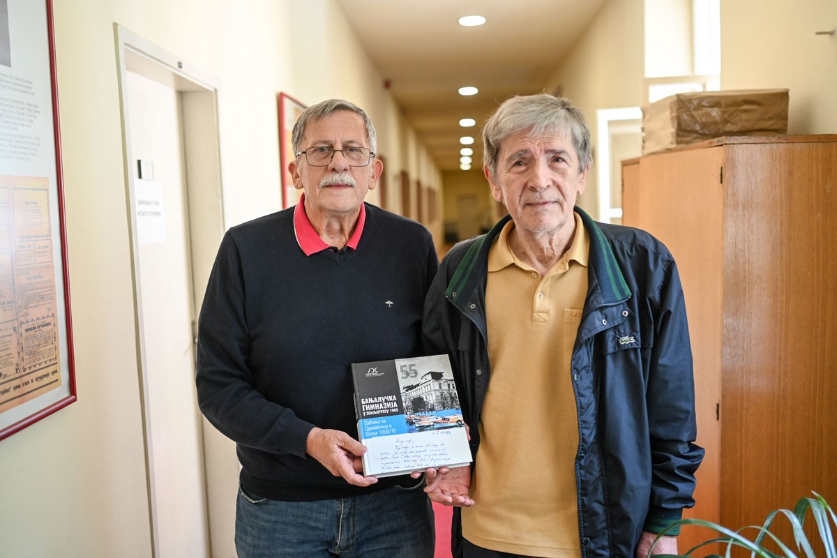 Popović i Mačkić napisali knjigu o banjalučkoj Gimnaziji u najteža vremena