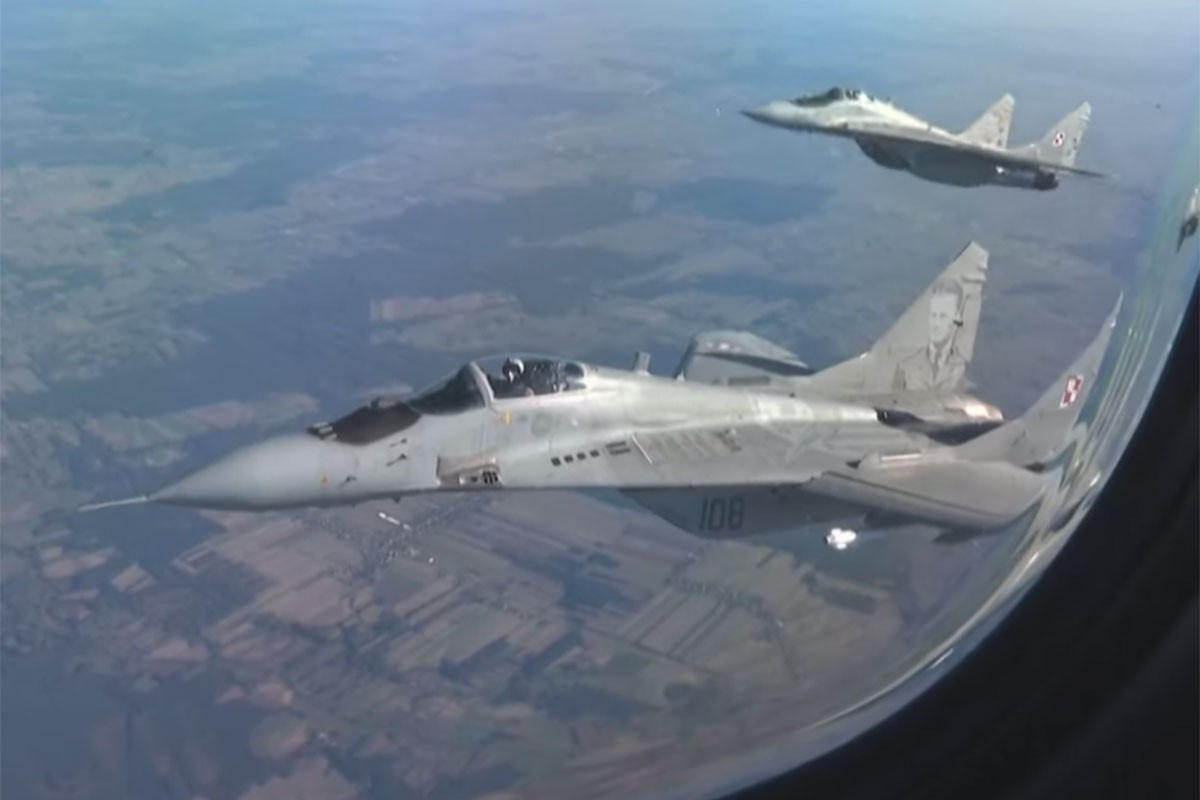 Poljski MIG-29 tokom trenažnog leta izgubio rezervoar za gorivo