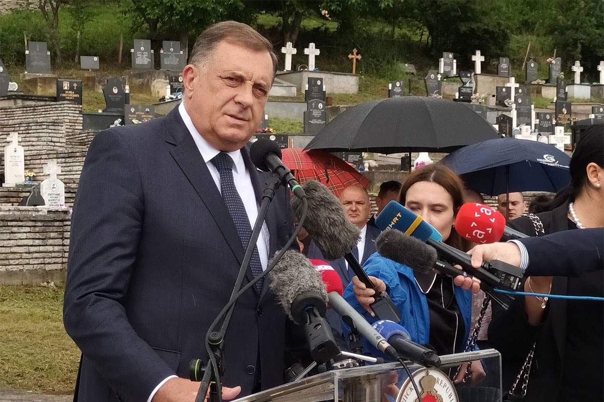 Dodik: Predložićemo sporazum o mirnom razgraničenju u narednih mjesec dana