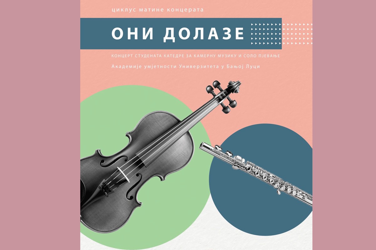 Koncert studenata kamerne muzike i solo pjevanja AU UNIBL u Banskom dvoru
