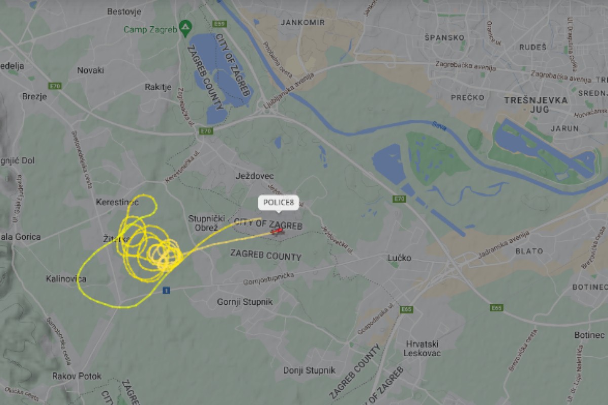 Lociran srušeni avion u blizini Zagreba: Unesrećene izvlače helikopterom