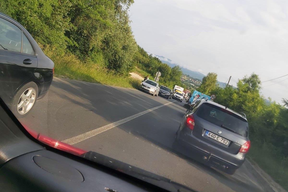 Saobraćajka na Tunjicama, velika gužva